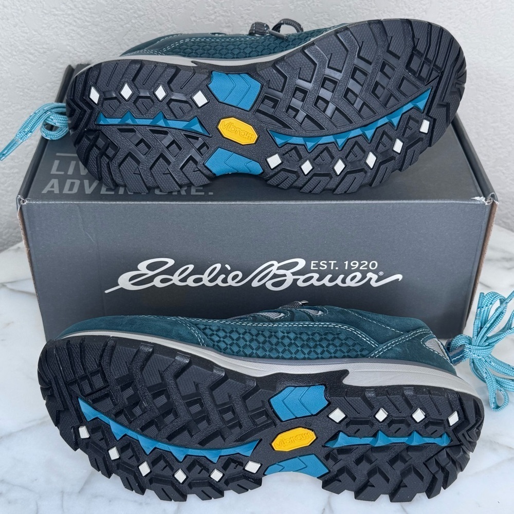 Eddie Bauer genuine leather,waterproof Hiking shoes MSRP$ 156 SZ 6.5 - Picture 7 of 9